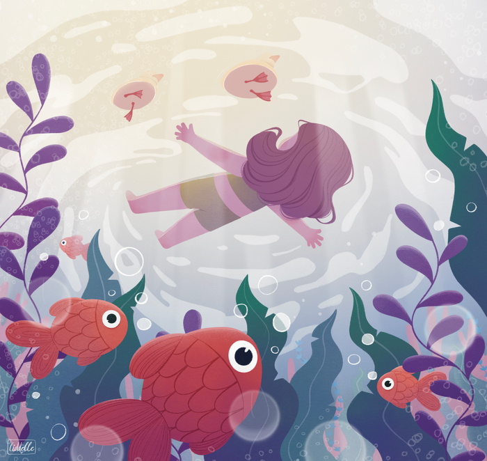 В жаркий летний день