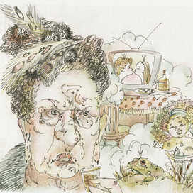 Иллюстрация к роману Л.Григорьева «Три магических года»