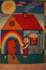 Котёнок-художник