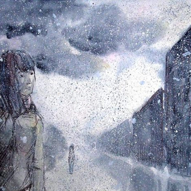 в сером городе холодно