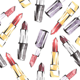 бесшовный принт "помадки"