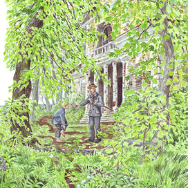 Заброшенная усадьба.