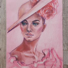 Дама в розовом