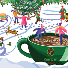 Зима и кофе