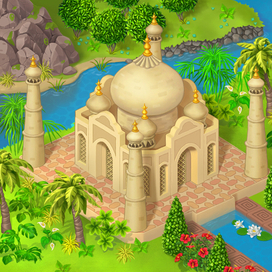 Часть карты путешествий