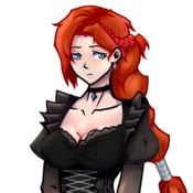 Девушка в средневековом платье