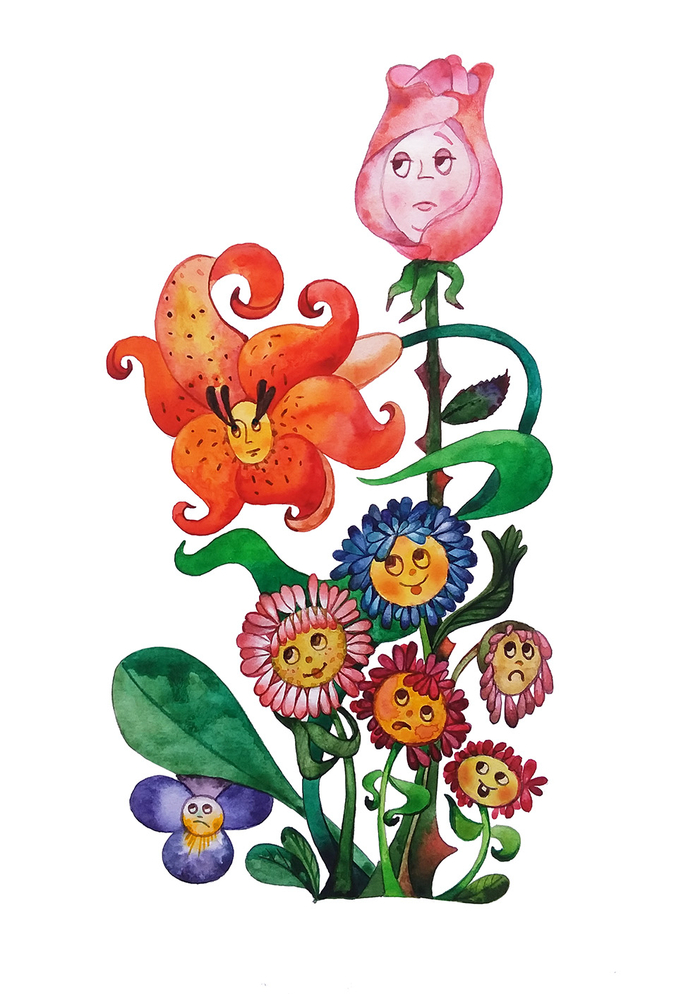 Алиса в Зазеркалье. Сад, где цветы говорили