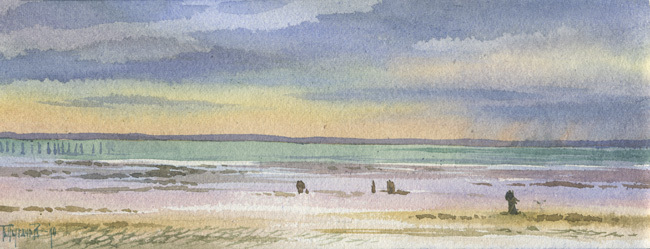 Баскунчак перед дождем.