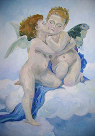 Копия "Амур и Психея в детстве"