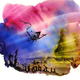 Город вдали