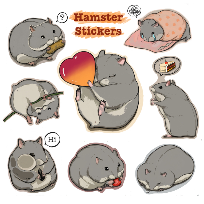 Hamster Stickers