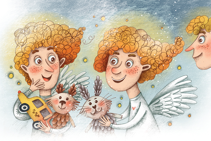 Ангелы для книги "День святого Николая"