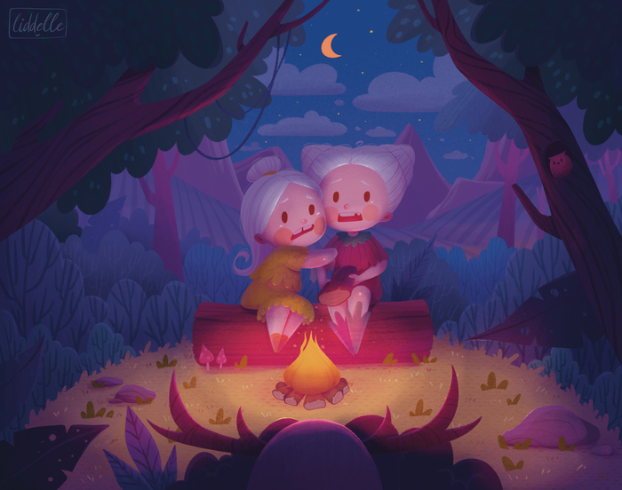 Страшные истории у костра