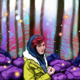 портрет девушки.