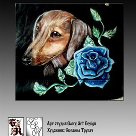 Роспись сумочки 