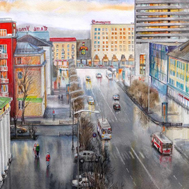 Мурманск дождливый)