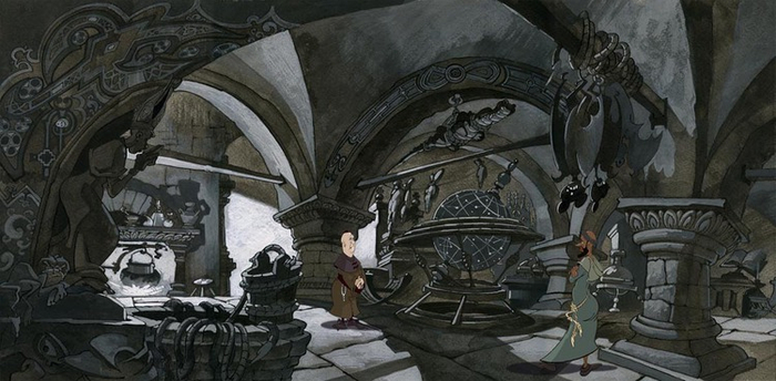 Эскиз к мультфильму