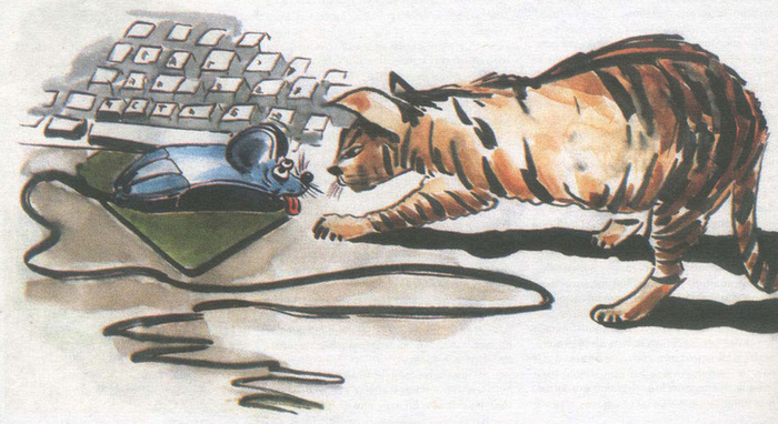 Иллюстрация в журнал "Компьютер Price"