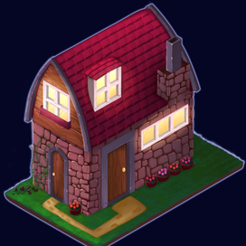 Изометрический домик