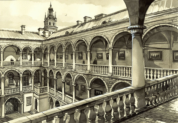 ИТАЛЬЯНСКИЙ  ДВОРИК - ЛЬВОВ