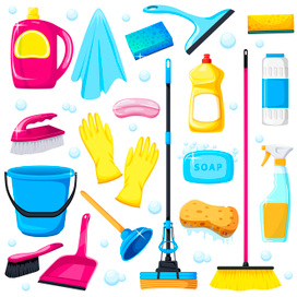 Cleaning tools in vector