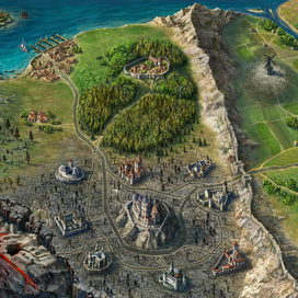 Территория клановых замков