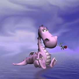 Дракоша  ,  бьющий    хвостом... (аватар)