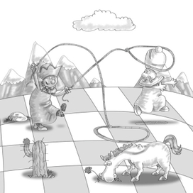 Двойной удар ферзем