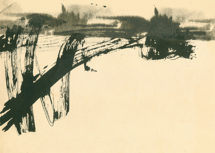 пейзаж с птицами