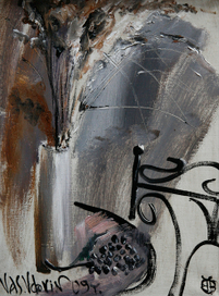 веточка чёрной рябины