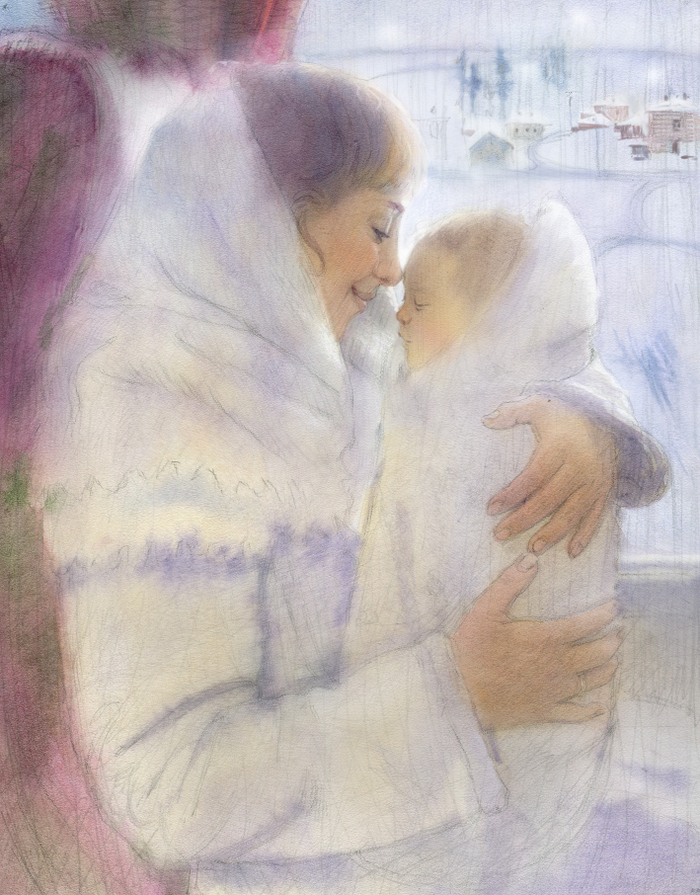 Русская Мадонна с Младенцем.