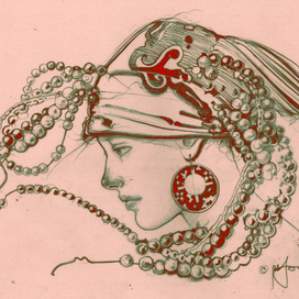 Sketch illustration .2016. Author's work