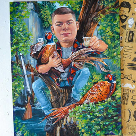 сюжетный портрерт