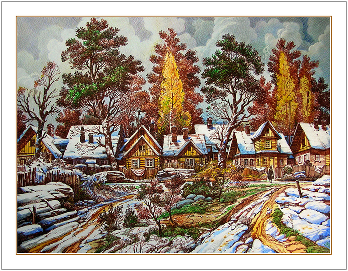 Первый снег /Мурино/