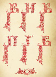 сказка (буквицы и колонцифра)