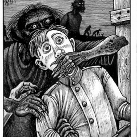 Черная земля. илл-и к циклу В. Щепетнёва