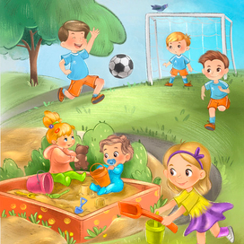 Иллюстрации к книге М. Лисовой "Что же Машенька нашла?"