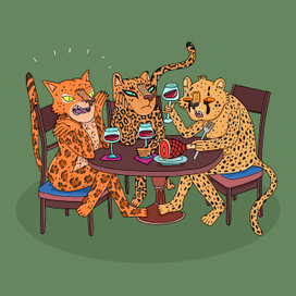 ягуар, леопард и гепард 