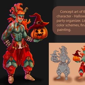 Концепт арт персонажа