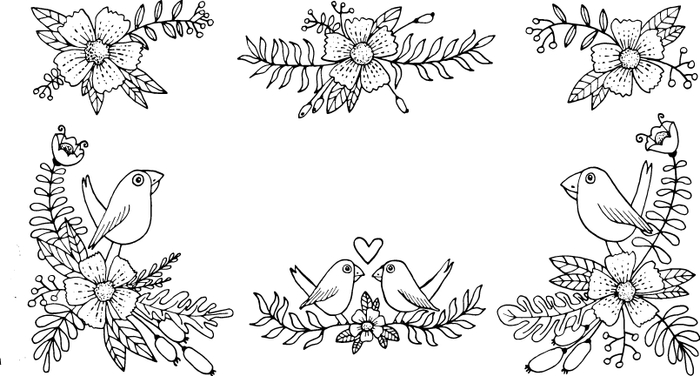 декоративные элементы для приглашения