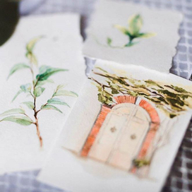 акварельные иллюстрации