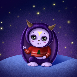 Новогодний монстрик