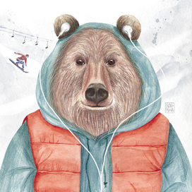 Медведь. На краю земли.