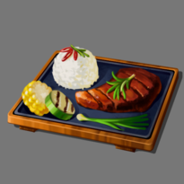 Рис и мясо с овощами