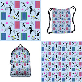 Паттерн для теннисного мерча