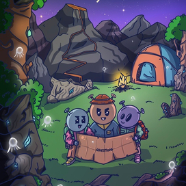 Иллюстрация для комикса /Quirkies