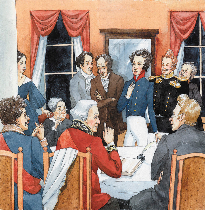 Пушкин на экзамене