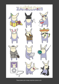 Персонажи для покер-портала