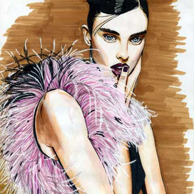 Иллюстрация для бренда Chistopher Kan