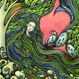 Девушка-река